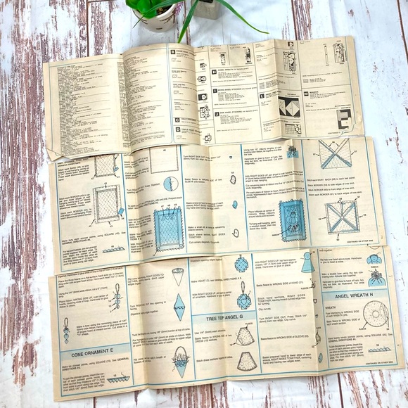 McCall’s #4398 A Country Angel Christmas Vintage Craft Patterns - Picture 10 of 15